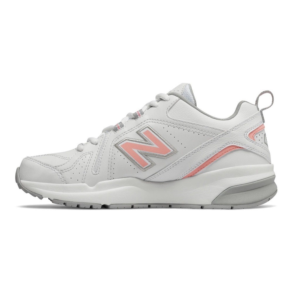 Women’s New Balance 608 v5 White, Pink & Grey Sneakers- Size 7 - Picture 3 of 11